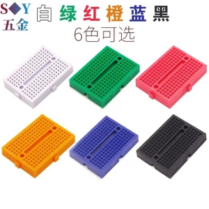 Mini Nhỏ Breadboard SYB-170 Bảng Nhỏ Nhiều Màu Sắc Breadboard Trắng Vàng Đen Tím Đỏ Xanh