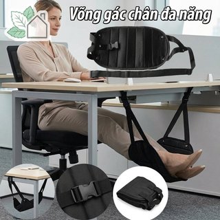 Võng chân ô tô Chỗ ngồi có thể điều chỉnh Máy bay du lịch Hỗ trợ chân văn phòng Lưới có thể gập lại