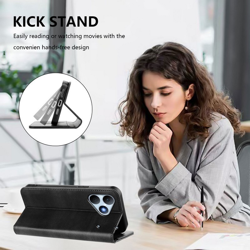 Vỏ Da Lật Cho Realme Note 80 Ốp điện thoại Realme Note 60 60X 50 70 70T 16 Pro + Ốp điện thoại Ví Từ Tính Mặt Sau Sang Trọng Bao