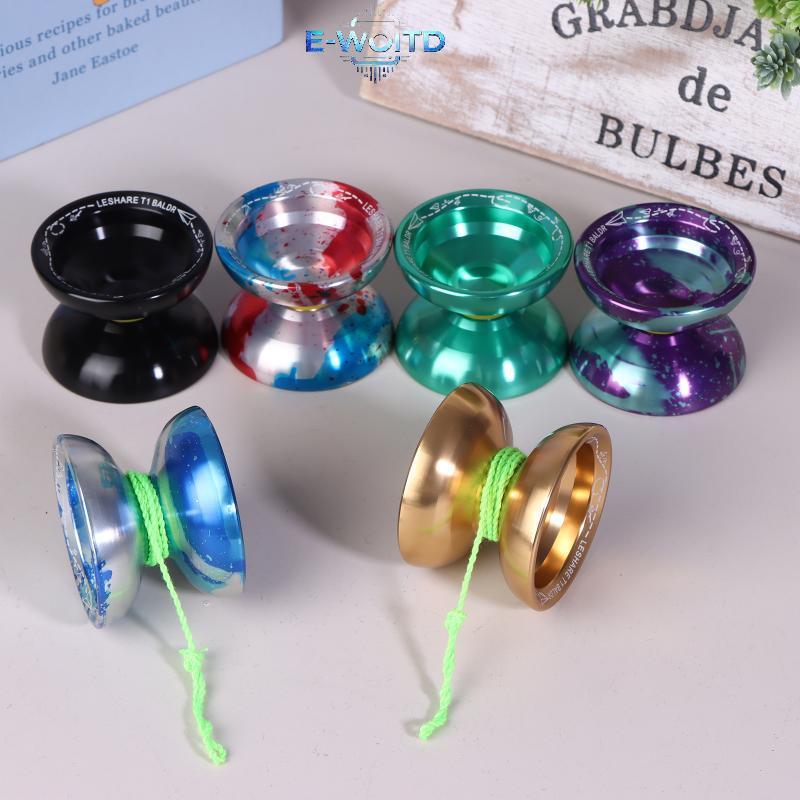 E-WOITD Trẻ Em Người Mới Bắt Đầu Hợp Kim Chuyên Nghiệp Yoyo Ballpetitive Yoyoball Người Lớn Trẻ Em Yoyoyoball Với 5 Dây E-WOITD