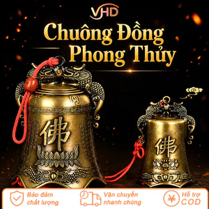 Chuông Đồng Phong Thủy – Trang Trí Nhà, Chùa, Du Lịch, Chiêu Tài Lộc, May Mắn & Bình An