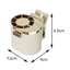 Quạt Mini Kẹp CATMALLER88, Quạt Kẹp Eo 3 Tốc Độ Đa Năng, Di Động 360° Quạt điện có thể sạc lại tiếng ồn thấp có thể xoay được cho ô xe đạp