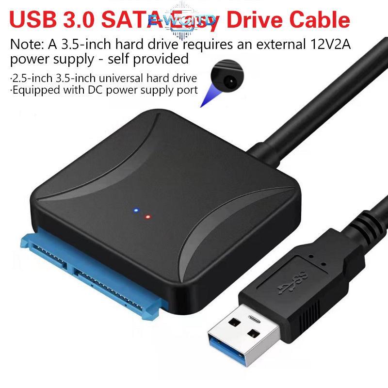 Cáp E-WOITD USB 3.0 Sang SATA Sata III Sang USB Adapter Cáp Chuyển Đổi Hỗ Trợ 2.5 / 3.5 Inch SSD Bên Ngoài HDD Adapter Ổ Cứng E-WOITD