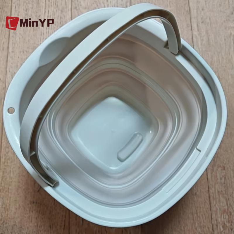 CMinYP Buet nước có thể gập lại Thùng gấp nhẹ để cắm trại du lịch Thiết kế chống rò rỉ có thể tái sử dụng vinh quang ngoài trời