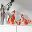 Tượng động vật Fox Light Luxury Resin Trang trí nhà cửa