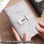 BEABOUT Sổ gửi tiền mặt, Đá cẩm thạch 100 túi A6 Chất kết dính tiết kiệm, PU chống nước có khóa mật khẩu Sách tiết kiệm tiền Hệ thống phong bì tiền mặt
