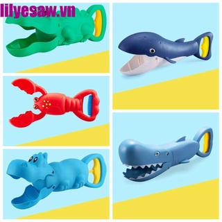 LILYES Cát Grabber Đồ Chơi, Tôm Hùm Móng Vuốt, Cá Mập, Cá Sấu Kẹp Xẻng Cát Giáo Dục, Động Vật Nhiều Màu Sắc Đi Biển