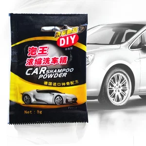 Combo 10 Túi bột rửa xe bọt tuyết không chạm chuyên dụng cho ô tô, xe máy bột Shampoo Powder 5 gram