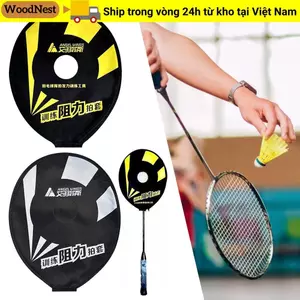 Vợt Cầu Lông GỖ Vỏ Chống Xoay Đánh Chuyên Nghiệp Tăng Cường Cổ Tay