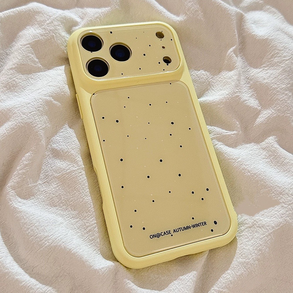 Ốp điện thoại Acrylic Dot toàn màn hình cho iPhone 17 Pro Max 16 15 14 Vỏ bảo vệ chống sốc