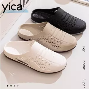 Dép Lưới YICA, Dép Nam PVC Slip-On, Dép Mùa Hè Nhẹ Thoáng Khí Chống Trơn Trượt Dễ Dàng Đi Biển