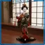 Búp Bê Geisha Nhật Bản Kimono Sưu Tập Nhựa Hình Nghệ Thuật Truyền Thống Giọng Cho Phòng Trưng Bày Hoặc Quà Tặng Giáo Viên