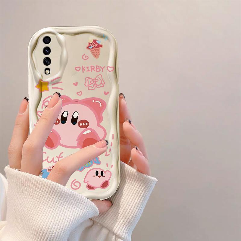 Thích hợp cho Samsung A50 A30S A50S 3D Phụ kiện TPU mềm Loopy Kirby Vỏ điện thoại chống sốc