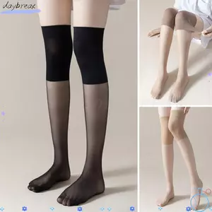 DAYBREAK 1 Đôi Tất Dài Đầu Gối, Vớ Nữ Trong Suốt Thoáng Khí Trên Đầu Gối, Sáng Tạo Mùa Hè Thường Ngày Chống Móc Bê Tất