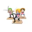 Một Mảnh Hình Đói Trio Zoro Luffy Yamaji Anime Mẫu Xe Hình Trang Trí Tái Sơn 5N9F