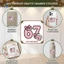 Bộ 50 Miếng Dán Graffiti PVC Chống Thấm Nước Số 67 Cho Thêu Sò Đồ Thủ Công DIY