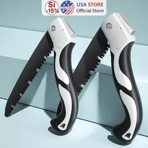 Cưa Cầm Tay SK5 Gấp Gọn Trắng Đen - Lưỡi Dày - Tay Cầm Chắc - Cưa Cây Cưa Gỗ Cưa Xếp Lưỡi Thép Hợp Kim SK5
