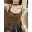 Milyfashion Hot Girl Gợi Cảm Chấm Bi Streamer Ren Sling Thoải Mái Phù Hợp Với Ôm Nơ Ngắn Top ERAF