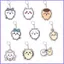 SQ11 Chiikawa chiikawa Usagi Hachiware Móc khóa Acrylic dễ thương Túi hoạt hình quyến rũ