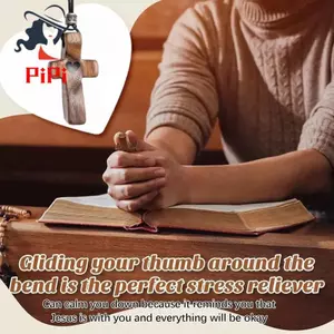 Móc Chìa Khóa Bằng Gỗ 3 Quả óc chó Gỗ Crosskeychain Cầm Tay Đầu Ngón Tay Giảm Căng Thẳng Quà Tặng Túi
