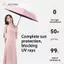 JCSYFAC Di Động 3 Gấp Bảo Vệ Tia UV Ô Tự Động Chống Gió Gấp Mưa Tấm Chắn Chống Nắng Cho Giải Trí Ngoài Trời Mới