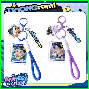 HT3 ATEEZ Acrylic Móc Khóa ANITEEZ MÀU TYUdeoggi Mặt Dây Chuyền DDEONGbyeoli Phụ Kiện Ngôi Sao Ngoại Vi TH3