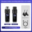 Bộ chuyển đổi micrô không dây UHF Bộ phát và thu có thể sạc lại XLR cho micrô động 0V
