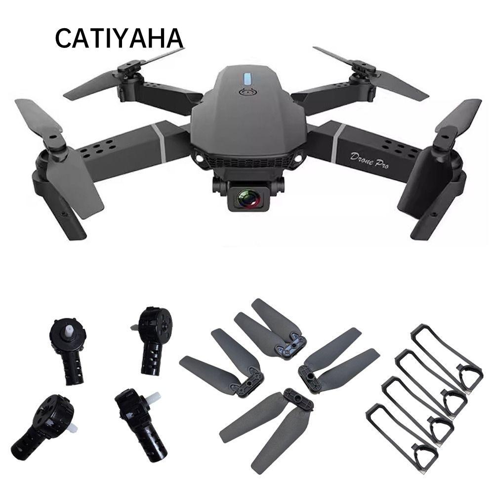 CATIYAHA Drone Nhựa RC 4 Động Cơ, Dễ Dàng Lắp Đặt với Bảo Vệ Tai Nạn cho E88 & E88Pro