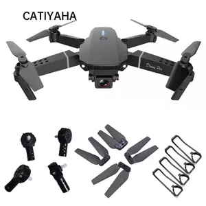 CATIYAHA Drone Nhựa RC 4 Động Cơ, Dễ Dàng Lắp Đặt với Bảo Vệ Tai Nạn cho E88 & E88Pro