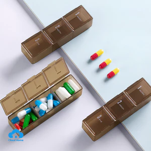Hộp đựng thuốc mini 3 ngăn, dễ sử dụng, bền chắc, dùng để đựng thuốc hàng ngày, không mùi.