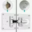 Maybest Cửa Tủ Bếp Bản Lề Bộ Đĩa Sửa Chữa Bản Lề Thép Không Gỉ Tấm Sửa Chữa Tủ Bếp Bản Lề Cửa Tấm Gắn {VN}