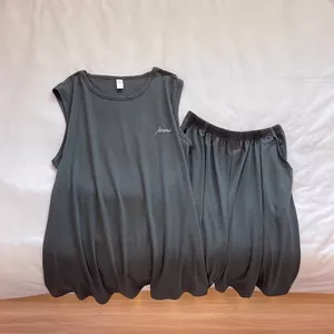 40-90kg Mùa Hè Modal Nam Tank Top Quần Short Mỏng Rời Không Tay Bộ Đồ Ngủ Gia Đình Bộ Đồ Ngủ Thường Ngày