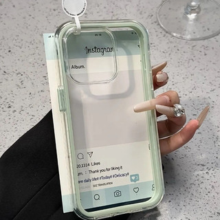 Ốp điện thoại cho Iphone 17 16 15 14 13 12 11 Plus / Pro Vỏ mềm sáng tạo trong suốt viền ba trong một