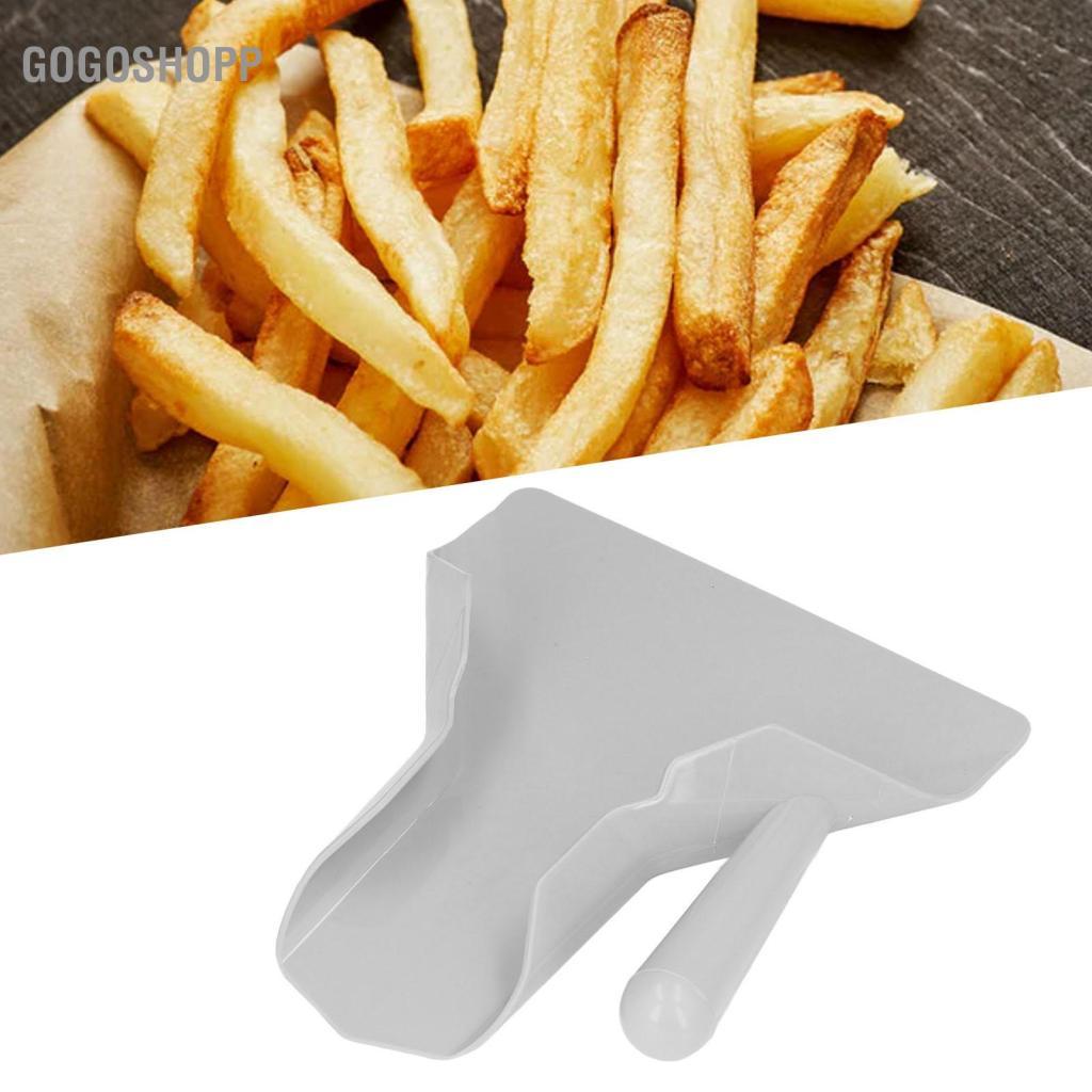 Gogoshopp Pssopp French Fry Bagger Scoop Dụng cụ đổ đầy nhanh đa năng Dụng cụ xúc tiện ích thương mại cho thực phẩm Khoai tây chiên Đồ ăn nhẹ Món tráng miệng (Tay cầm kép)