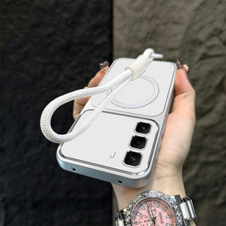Ốp lưng PBZZ cho vivo v40 v50 v60 lite Y19S y29s y29t y04 Y04S Y21D Y31 5G Y29 4g Vỏ điện thoại Vỏ mềm thiết kế mới thẩm mỹ có dây buộc cho bé gái từ tính TBDTBS1