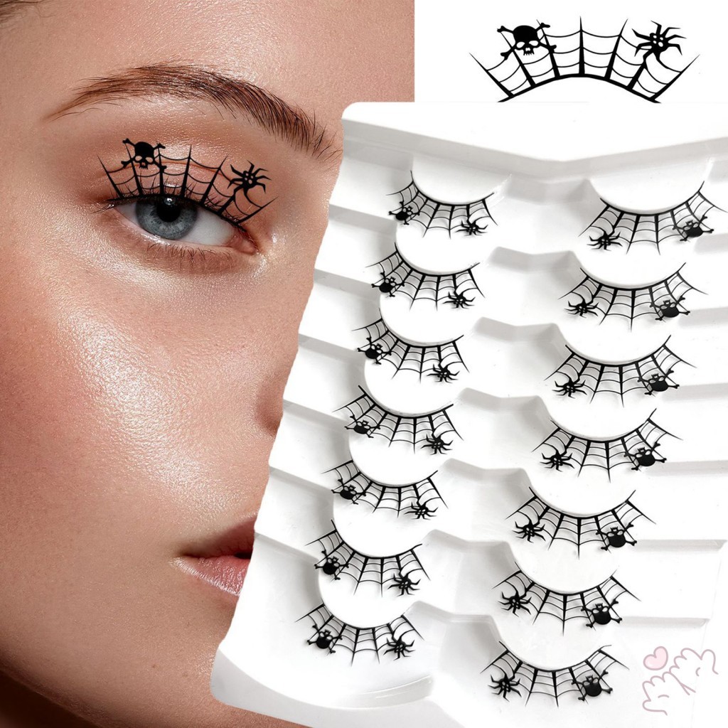 Halloween Wispy Fake Lash - DIY Anime Full Strip Lash cho các bữa tiệc
