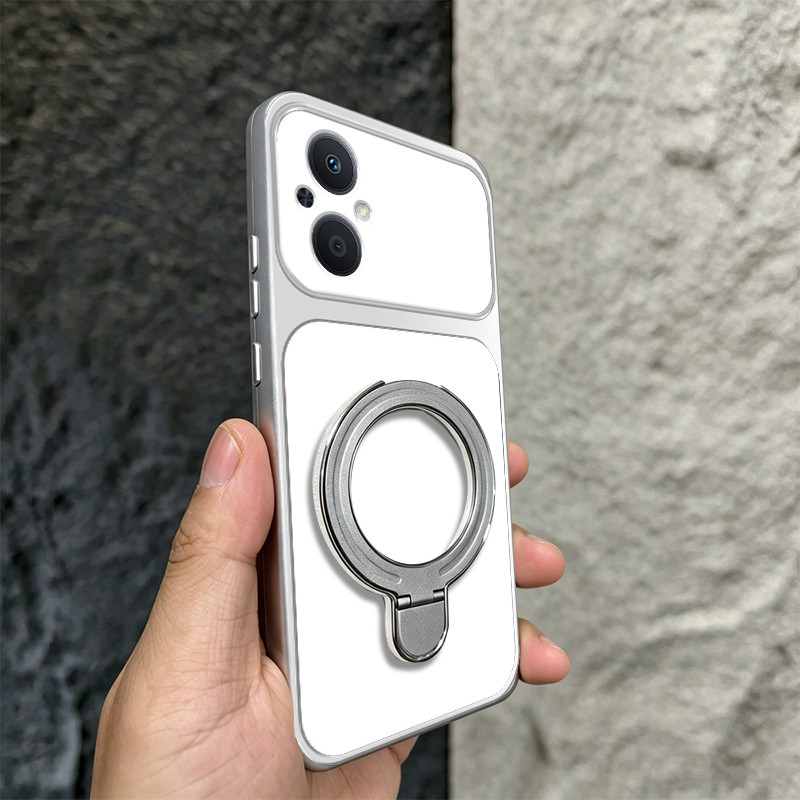Ốp 2 Trong 1 Cho OPPO Reno 7Z 8z 5G RENO 7 LITE 5G Vỏ Điện Thoại Vỏ Mềm Silicon Chống Sốc Thiết Kế Mới Thẩm Mỹ Có Giá Đỡ TBUZJ1