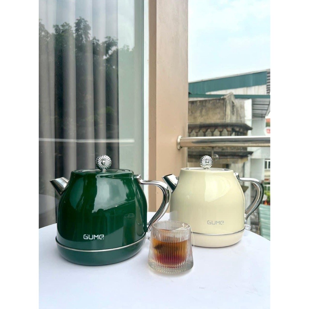 Ấm Siêu Tốc Gume Chính Hãng Hàn Quốc Công Suất 1800W Dung Tích 1,8L - Hàng Chính Hãng BH 24 tháng