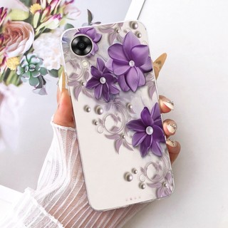 Dành Cho OPPO A17k A17 CPH2471 CPH2477 Ốp Điện Thoại Có Họa Tiết Bướm Hoa Thanh Lịch Mới Vỏ TPU Silicon Mềm
