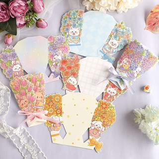 Thiệp Cute Hoa Mini Hoạt Hình Chúc Mừng Động Viên Bạn Bè Người Yêu Timo GQ75
