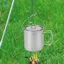 Bộ Đồ Ăn Cắm Trại Titan 750ML Có Nắp, Dùng Ngoài Trời và Pha Chế cà phê/trà