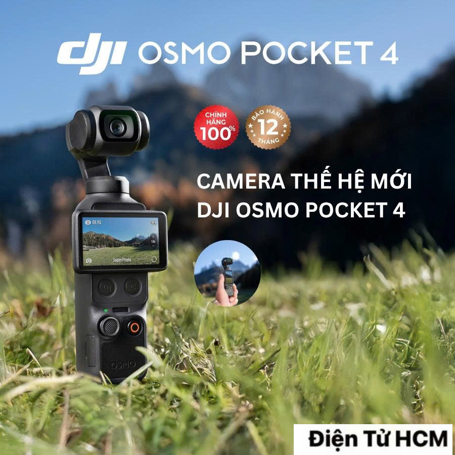 (HOT)Camera DJI Pocket 4 , máy quay kỹ thuật số cầm tay - Mới Ra Mắt - Chính Hãng