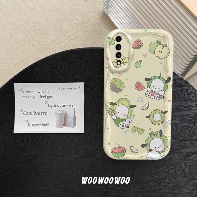 Ốp Lưng Cho Samsung Galaxy A50 A50S A30S Phim Hoạt Hình Kem Sanrio Cặp Đôi Mềm TPU 3D Sóng Silicon Vỏ Điện Thoại