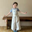 Mùa hè phong cách mới của cô gái Vest+ngắn tay áo 2 mảnh áo thun