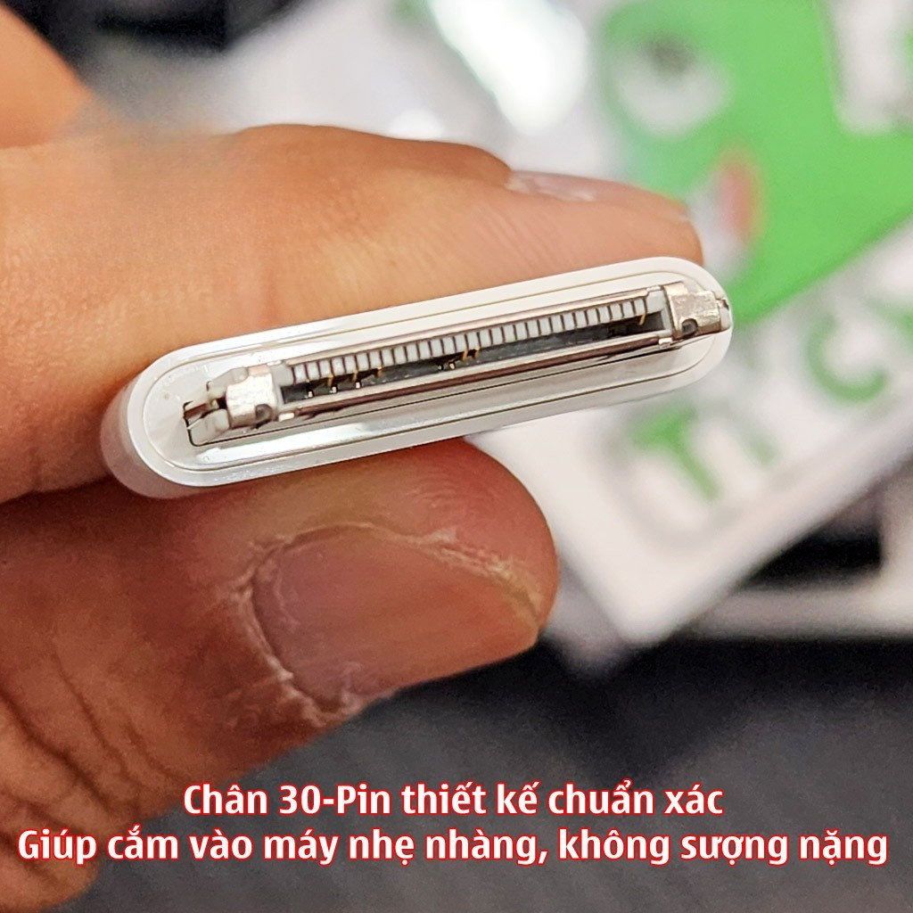Cáp Sạc 30 Pin Thay Thế cho Máy iPhone 4/ iP 4S - iPad 1/2/3