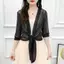 Cardigan Jaet nửa tay phối ren mỏng nhẹ cho nữ