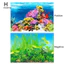 Poster nền bể cá Nhãn dán nền bể cá tự dính Ocean