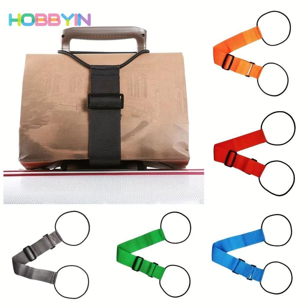 HOBBYIN 1 / 2 Dây nối hành lý, Dây đeo đàn hồi hành lý đa năng có thể tái sử dụng, Dây đeo đóng gói hành lý có thể điều chỉnh Phụ kiện Luggag