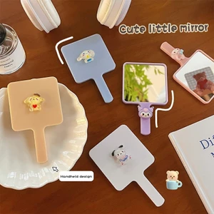 【Roshy】Hình hoạt hình Dễ thương Thú cưng Cầm tay Học sinh Gương nhỏ Gương Di động Gương trang điểm