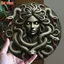CIFbuy Gorgon Medusa Nghệ thuật treo tường Thần thoại Hy Lạp Trang trí kim loại ngoài trời